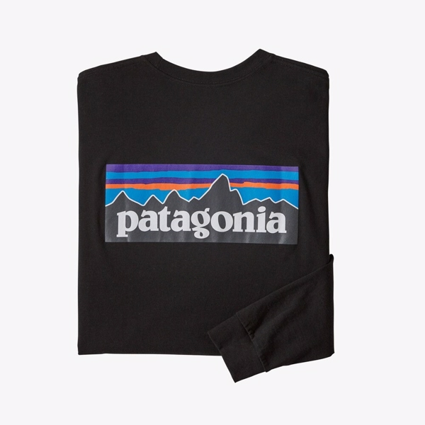 Patagonia Men\'s Long-Sleeved P-6 Logo Responsibili-Tee
